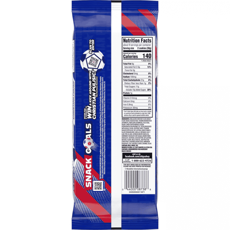 Galletas Chips Ahoy! Crunchy Red White & Blue Candy Blasts 269g - Imagen 3