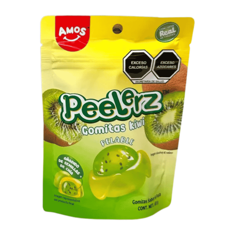 Gomitas Pelables AMOS Peelerz Kiwi 65g