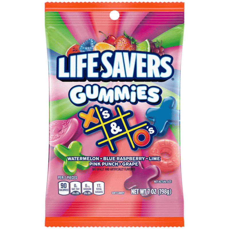 Lifesavers Gummies Xs and Os 198g