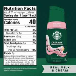 Starbucks Birthday Cake Pop Crema para Café 414ml