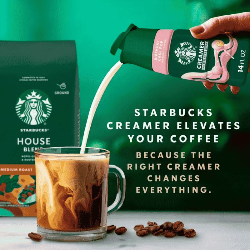 Starbucks Birthday Cake Pop Crema para Café 414ml