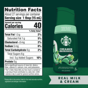 Starbucks Chocolate Java Mint Crema para Café 414ml