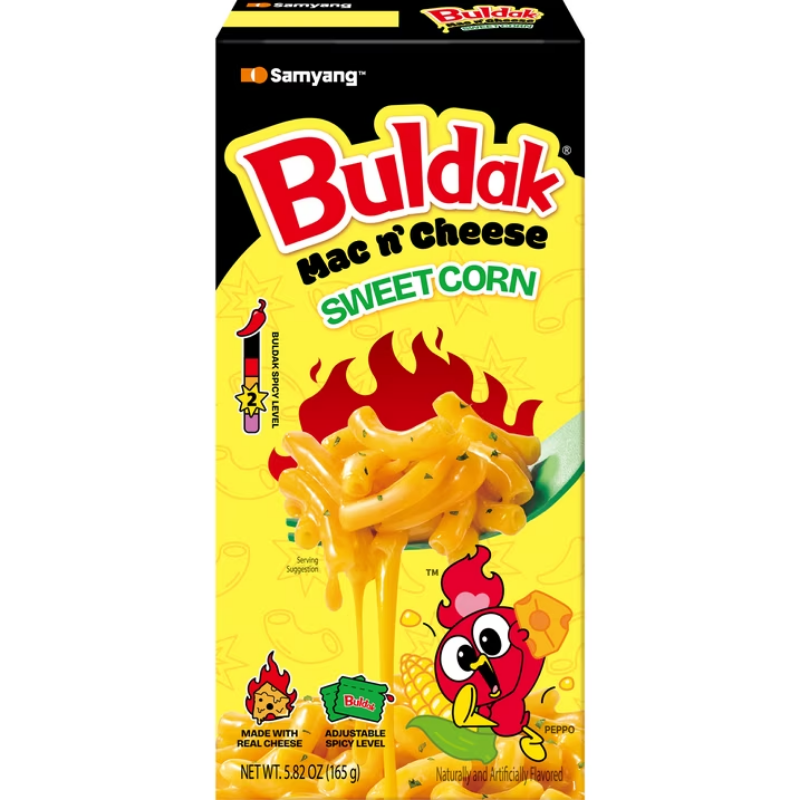 Samyang Buldak Sweet Corn Mac & Cheese 5.82oz (165g)