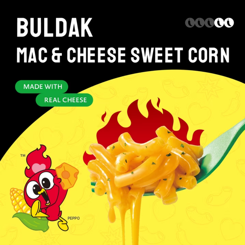 Samyang Buldak Sweet Corn Mac & Cheese 5.82oz (165g)