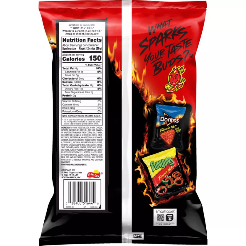 Doritos Flamin Hot Nacho 262g