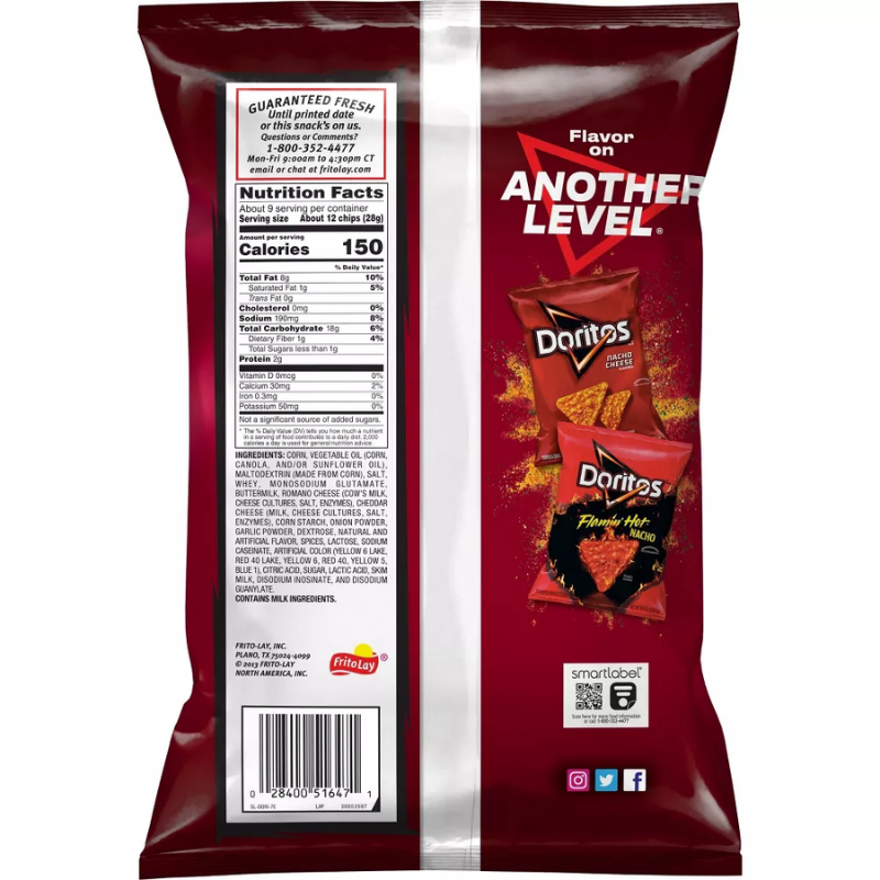 Doritos Spicy Nacho 9.25oz 262.2g