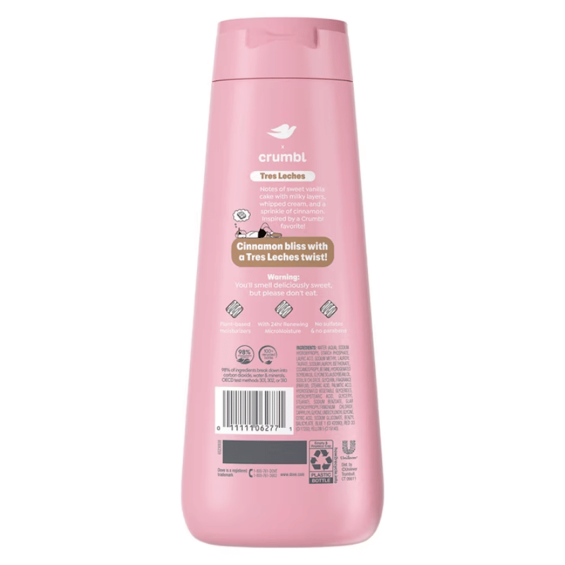 Dove Crumbl Body Wash Tres Leches 591ml
