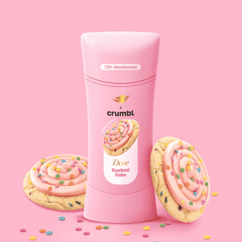 Dove Crumbl Confetti Cake Desodorante en Barra 74g