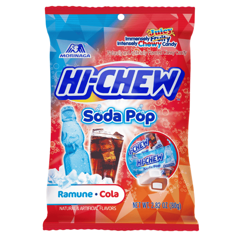 HI-CHEW Soda Pop Mix Ramune Cola 80g