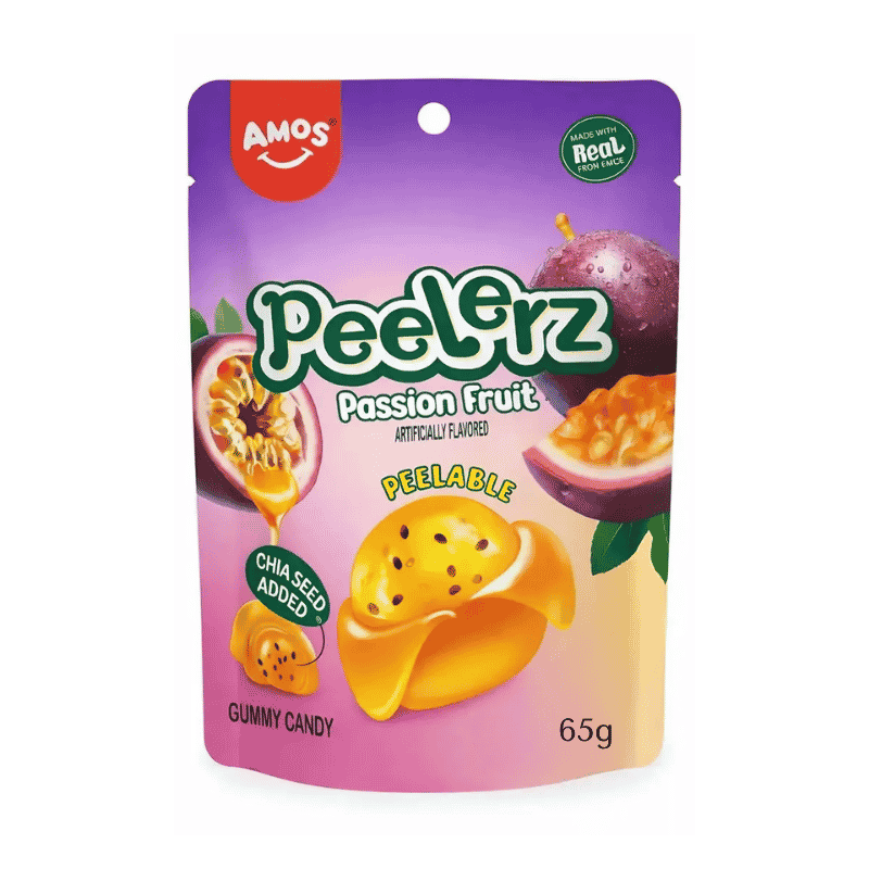AMOS Peelerz Gomitas Pelables Maracuyá 65g