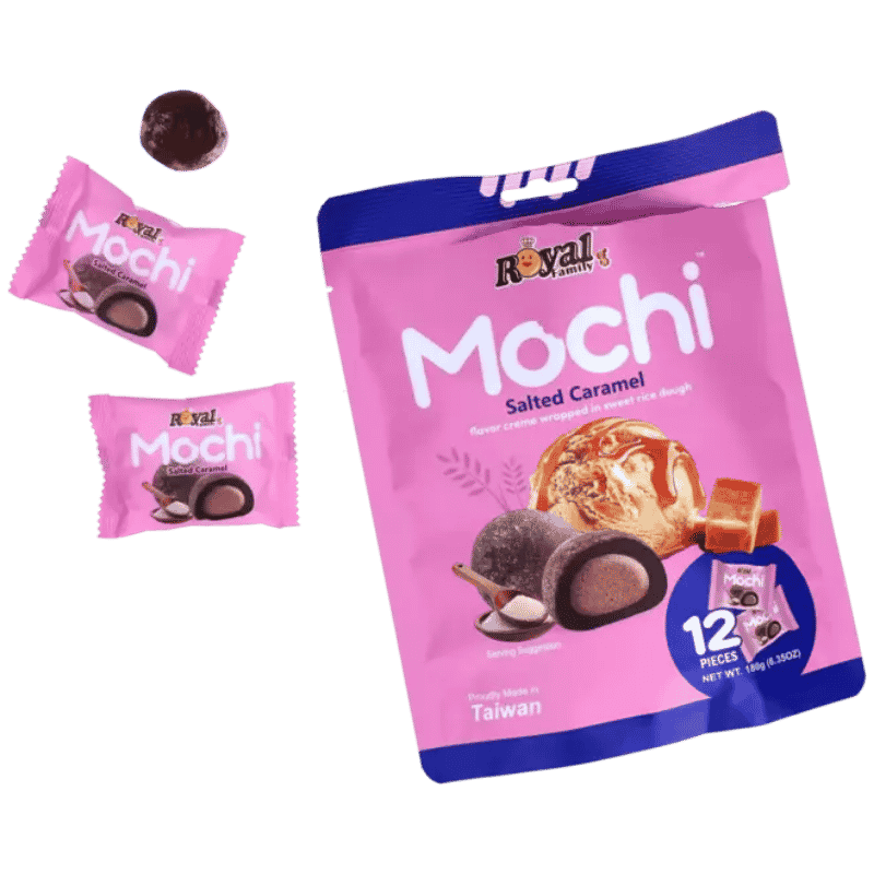 Royal Mochi Salted Caramel 12 piezas 180g