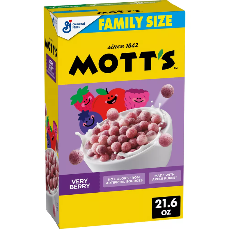 Cereal Mott's Very Berry Family Size 612g