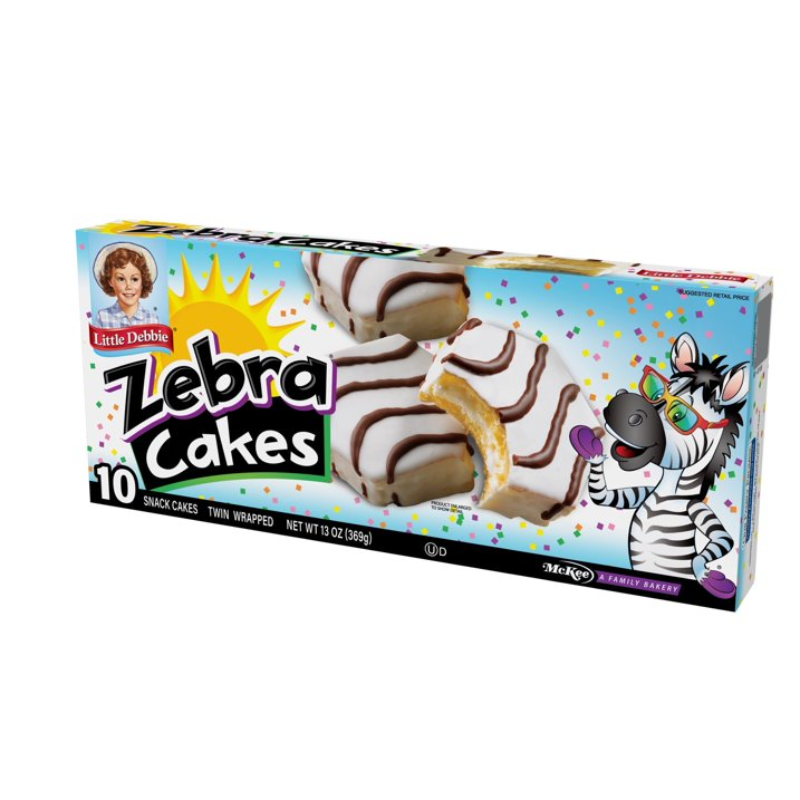 Little Debbie Zebra Cakes 10 pastelitos 13oz (369g)