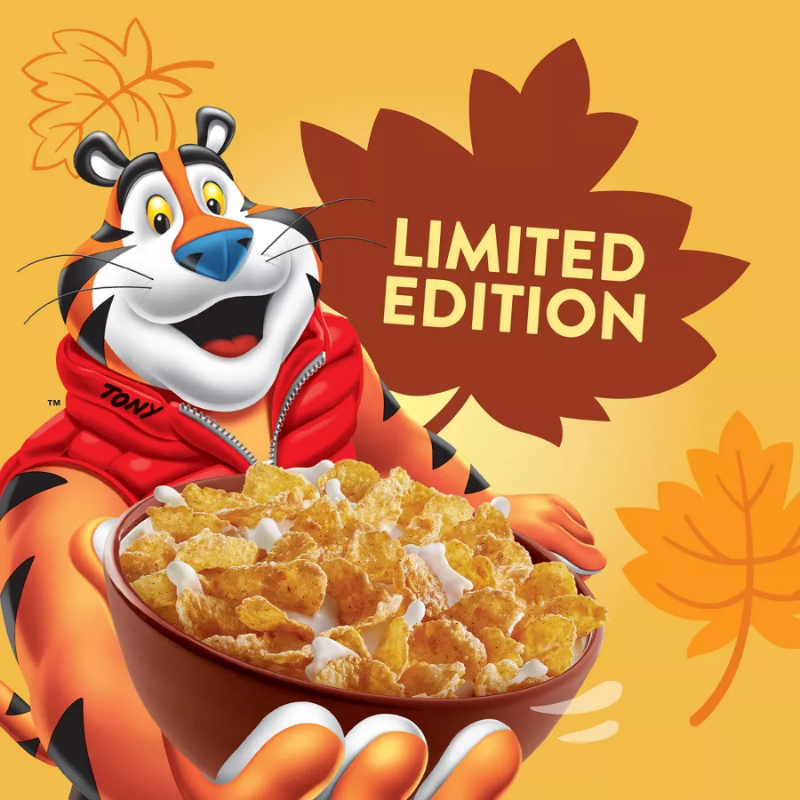Cereal Frosted Flakes Cinnamon Maple Family Size 20.1oz (569g)