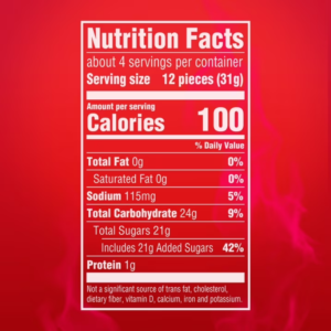 Skittles Gummies Fuego 4.2oz (119g)