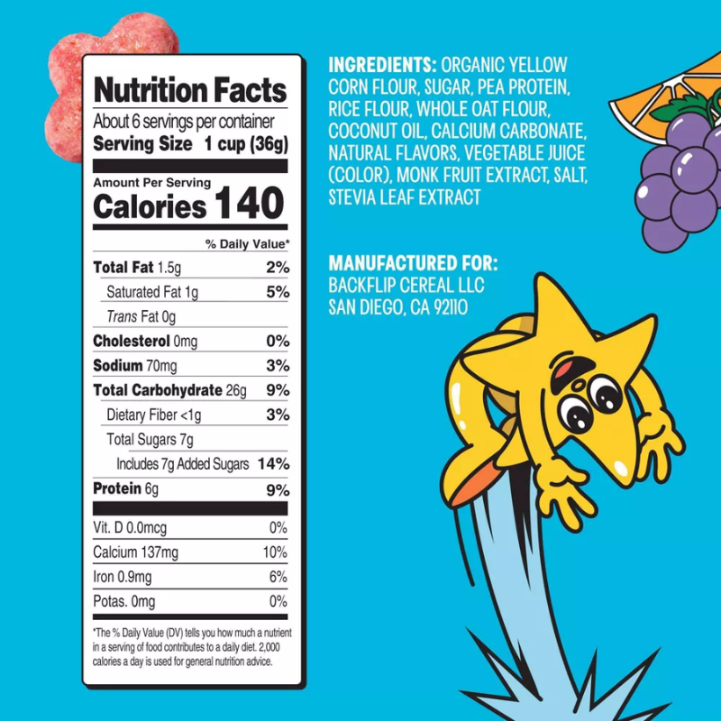 Cereal Backflip Fruit Galaxy 8oz (227g)