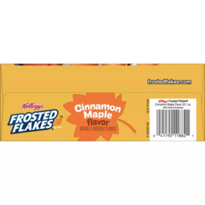 Cereal Frosted Flakes Cinnamon Maple Family Size 20.1oz (569g)