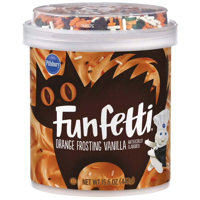 Pillsbury Funfetti Halloween Vanilla Frosting 15.6 oz (442 g)