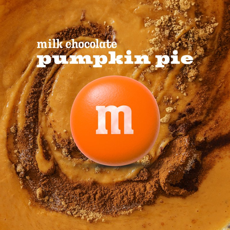 M&M's Pumpkin Pie Milk Chocolate 2.47oz (70g) - Imagen 5
