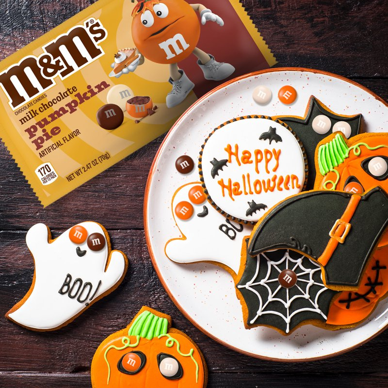 M&M's Pumpkin Pie Milk Chocolate 2.47oz (70g) - Imagen 4