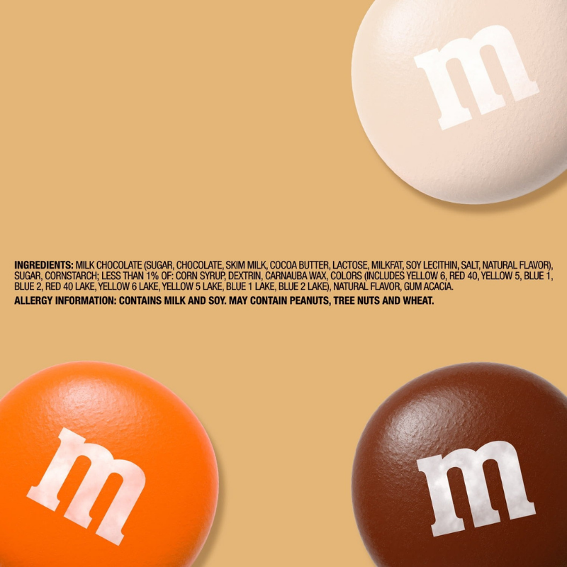 M&M's Pumpkin Pie Milk Chocolate 2.47oz (70g) - Imagen 3