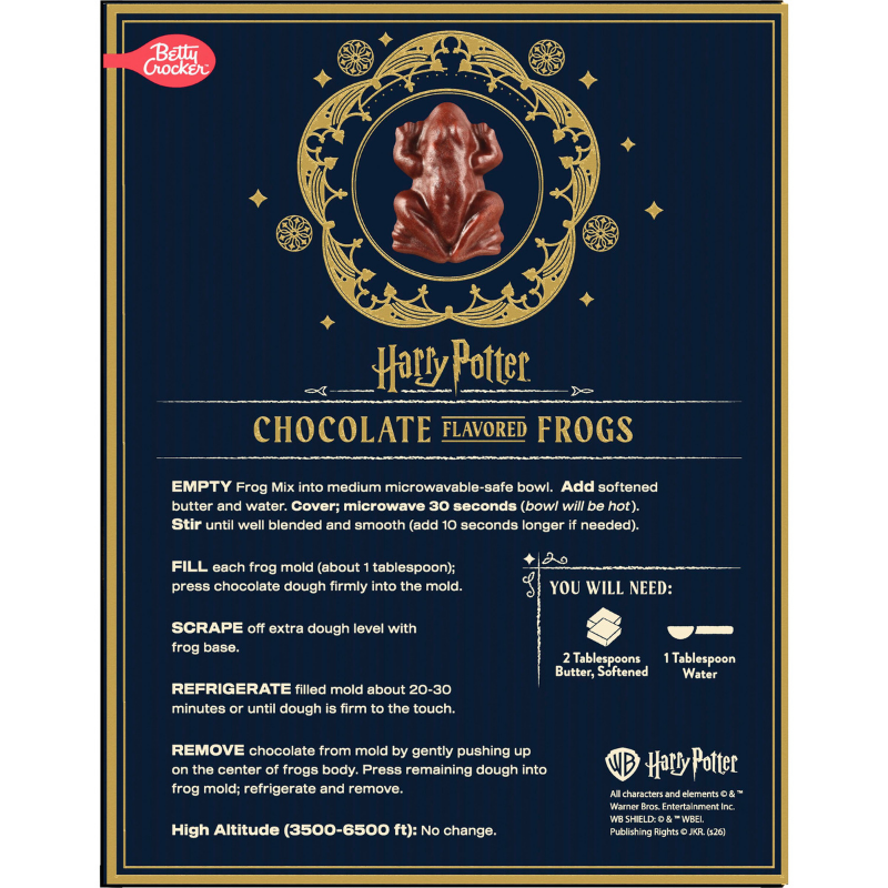Betty Crocker HP Chocolate Frogs Kit 6.9oz (196g) - Imagen 3