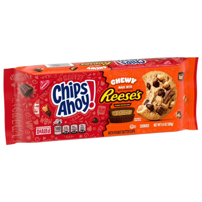 Chips Ahoy! Chewy Reese's Peanut Butter Cups 9.5oz (269g) - Imagen 2