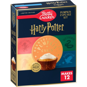 Betty Crocker Harry Potter Hogwarts House Pumpkin Cupcake Kit 13.6oz (385g)