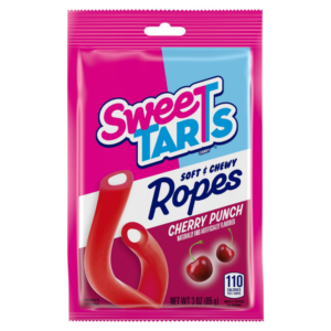 SweeTARTS Cherry Punch Flavored Candy Ropes 3 oz (85 g)
