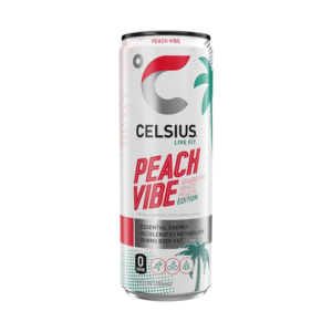 Celsius Sparkling Peach Vibe 12 fl oz (355 mL)