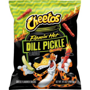 Cheetos Flamin' Hot Dill Pickle Crunchy 8.5 oz (241 g)