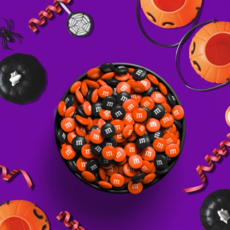 M&M's Halloween Black & Orange 10oz (283g) - Imagen 3