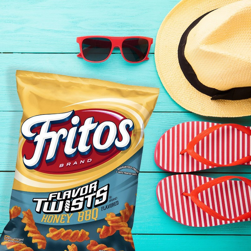 Fritos Flavor Twists Honey BBQ 9.25oz (262g) - Imagen 2