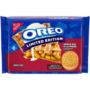 Oreo Apple Pie a la Mode Limited Edition Sandwich Cookies 10.68 oz, empaque frontal