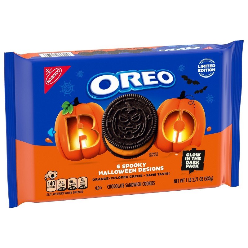 Oreo Halloween BOO Orange Crème Cookies 530 g - imagen 3
