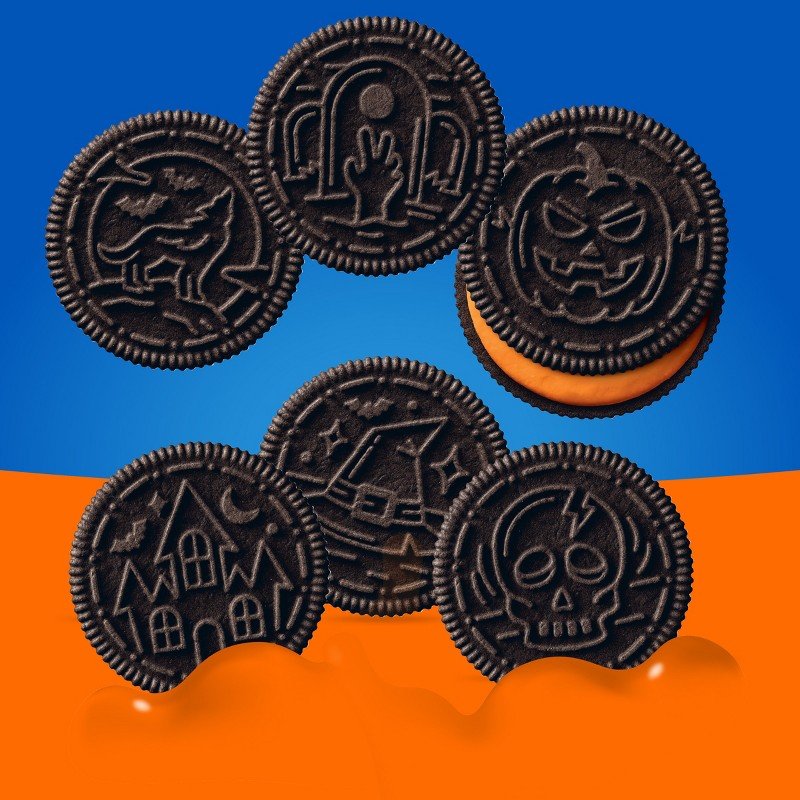Oreo Halloween BOO Orange Crème Cookies 530 g - imagen 4