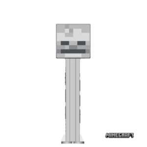 PEZ Minecraft Skeleton