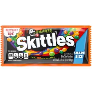 Skittles Shriekers Sour Halloween Candy 102 g, bolsa de producto