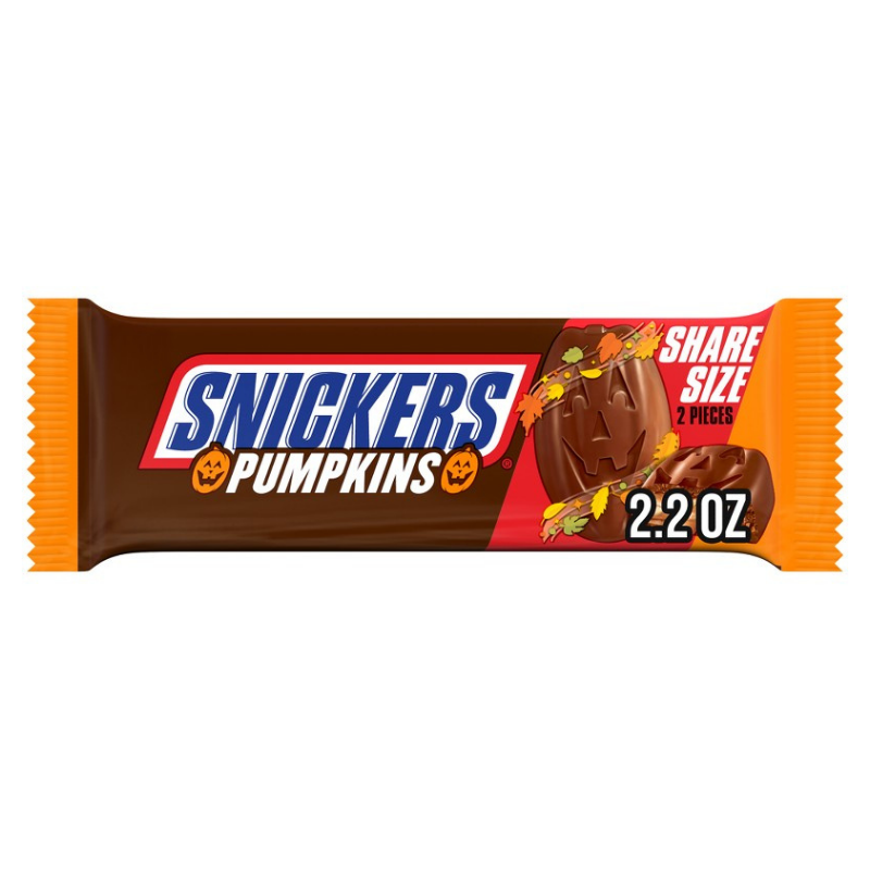 Snickers Pumpkins Chocolate Halloween Candy 62 g, imagen principal