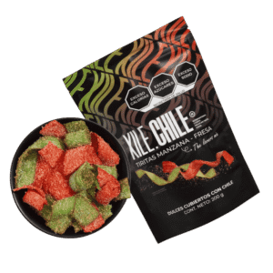 Xile Chile Tiritas de Manzana Fresa